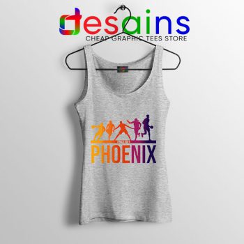 Phoenix Best 5 Lineup Sport Grey Tank Top Suns Finals NBA