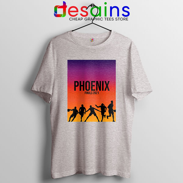 Phoenix Starting Finals Sport Grey T Shirt NBA Suns Game