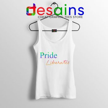Pride Liberates Rainbow Tank Top LGBT Flag