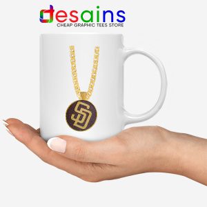 San Diego Padres Swag White Mug MLB Merch