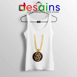 San Diego Padres Swag White Tank Top MLB Merch