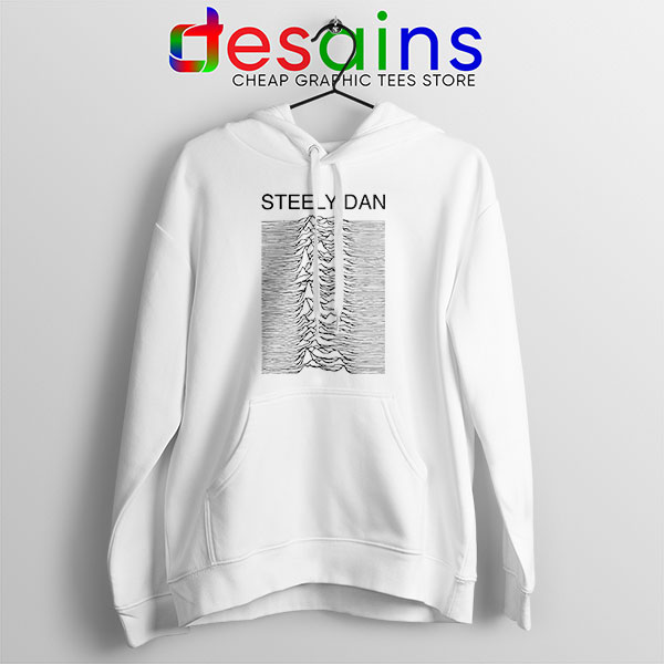 Steely Dan Division Logo White Hoodie Rock Band