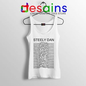 Steely Dan Division Logo White Tank Top Rock Band