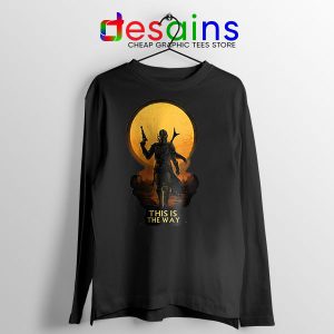 Sunset Mandalorian Way of Life Long Sleeve Tee Star Wars
