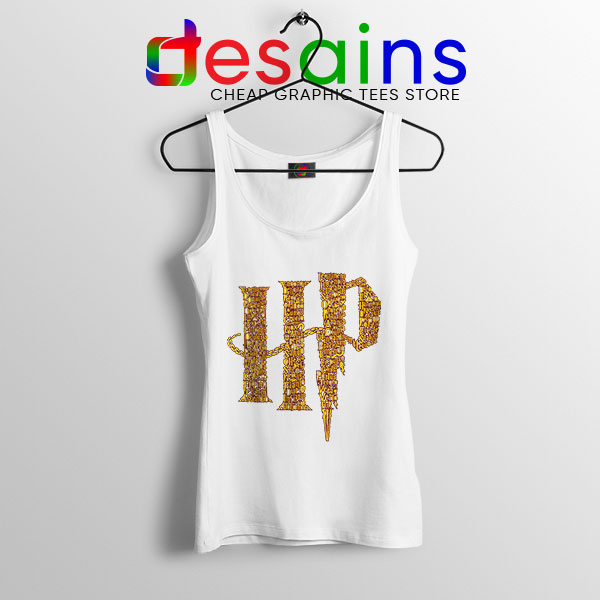 The Wizard World Harry Potter White Tank Top List of Spells