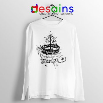 Tree of Gondor Middle Earth Long Sleeve Tee Mordor
