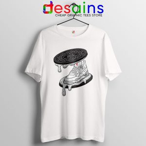 White Oreo Sneaker Air Jordan 4 T Shirt Retro