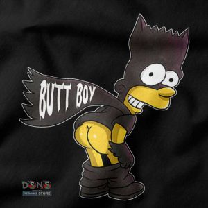 Bart Simpson Parody Hoodie – Funny Meme Butt Boy