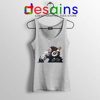 Best Banksy DJ Monkey Sport Grey Tank Top Street Art