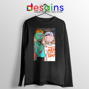 Best Doug Animated Series Black Long Sleeve Tee Can't jump