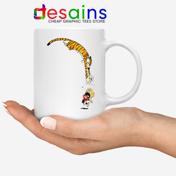Calvin and Hobbes Jump Mug Funny Strip