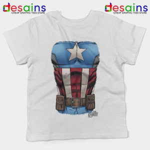 Captain America Chest Flag Kids Tee Avengers