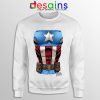 Captain America Chest Flag Sweatshirt Avengers