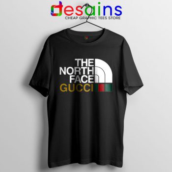 Cheap North Face Gucci Black T Shirt Funny Apparel