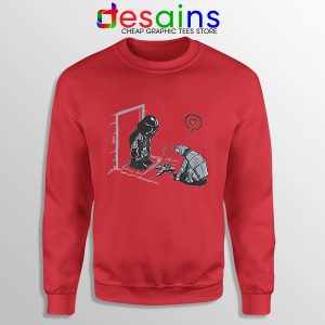 Darth Vader House Comic Red Sweatshirt Star wars