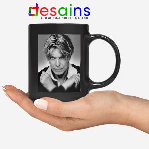 David Bowie Eyes Color Black Mug Album Cover