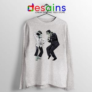 Frankenstein Wife Pulp Sport Grey Long Sleeve Tee Dance Monster