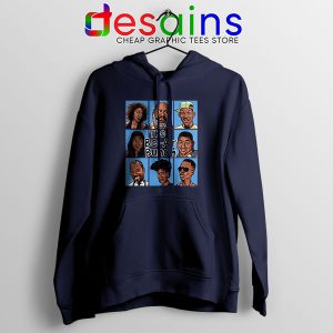 Fresh Prince Bel Air Bunch Navy Hoodie Belair Clothing