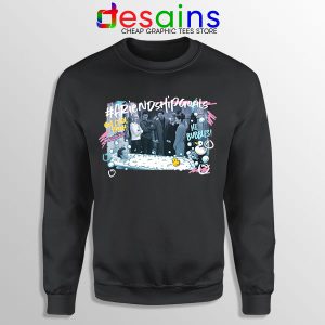 Friends Tv Show Bathroom Black Sweatshirt Chandler Bath