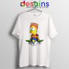 Funny Bart Simpson Skateboard T Shirt Skate Pro