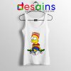 Funny Bart Simpson Skateboard Tank Top Skate Pro