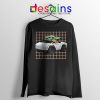 Funny Cybertruck Baby Yoda Long Sleeve Tee Tesla