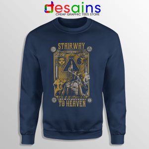 Led Zeppelin Stairway to Heaven Navy Sweatshirt Rock Band