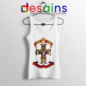 Loki Appetite for Destruction White Tank Top Guns N Roses