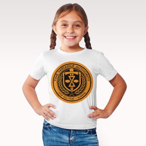 Loki Season 2 TVA Marvel Logo White Kids Tee