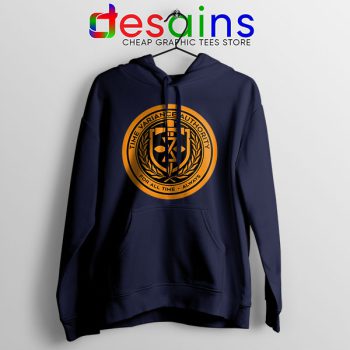 Loki Show TVA Symbol Navy Hoodie Disney+ Series