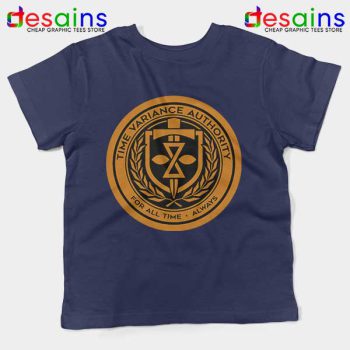Loki Show TVA Symbol Navy Kids Tee Disney+ Series