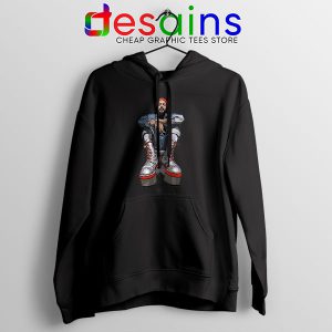 Marvin Gaye Music Boots Black Hoodie Back In 73