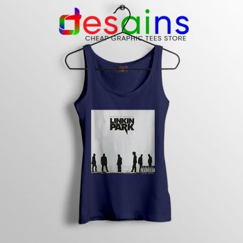 Minutes to Midnight Cover Art Navy Tank Top Linkin Park