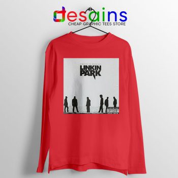 Minutes to Midnight Cover Art Red Long Sleeve Tee Linkin Park