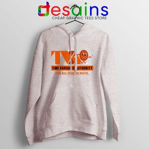 Miss Minutes TVA Loki Sport Grey Hoodie Marvel Merch