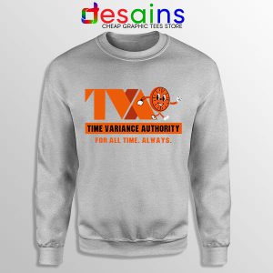 Miss Minutes TVA Loki Sport Grey Sweatshirt Marvel Merch