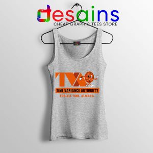 Miss Minutes TVA Loki Sport Grey Tank Top Marvel Merch