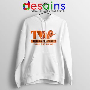 Miss Minutes TVA Loki White Hoodie Marvel Merch