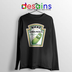 Pickle Rick Heinz logo Long Sleeve Tee Rick and Morty