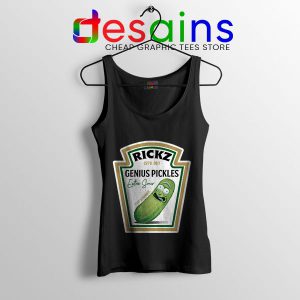 Pickle Rick Heinz logo Tank Top Rick and Morty