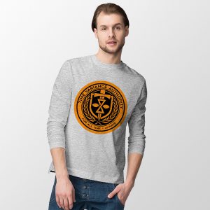 Season 2 Loki TVA Logo Marvel SPort Grey Long Sleeve Tee