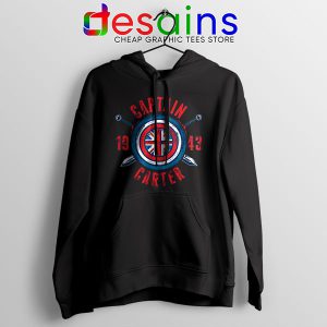 Shield Captain Carter Black Hoodie What If Series