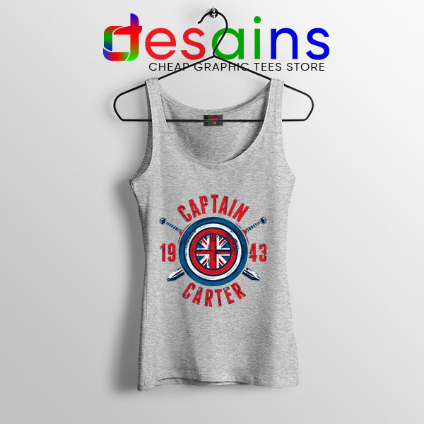 Shield Captain Carter Sport Grey Tank Top What If Series