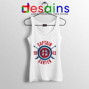 Shield Captain Carter WHite Tank Top What If Series