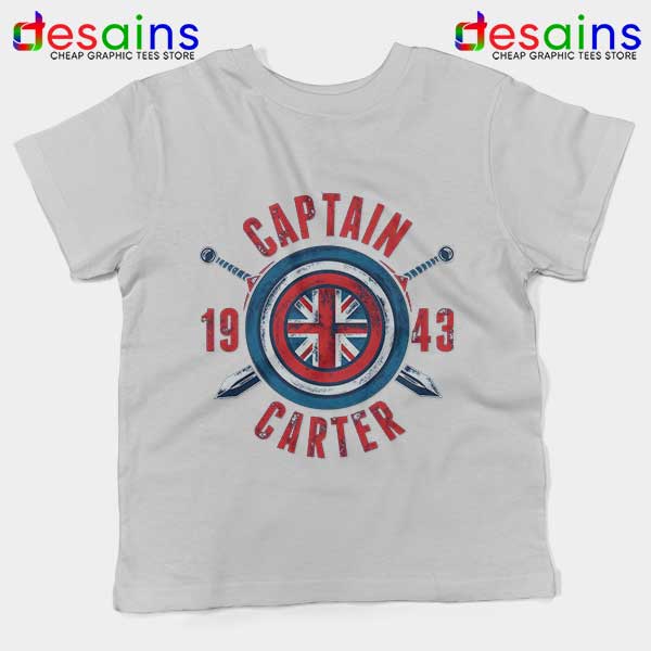 Shield Captain Carter White Kids Tee What If Series