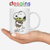 Snoopy Baby Yoda Friends Mug Funny Mandalorian