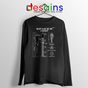 Spacex Starship Prototype Long Sleeve Tee Elon Musk