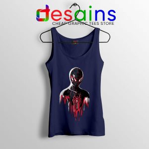 Spider Man Into Multiverse Navy Tank Top Marvel Comics