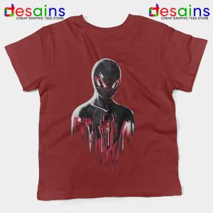 Spider Man Into Multiverse Red Kids Tee Marvel Comics