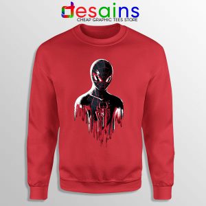 Spider Man Into Multiverse Red Sweatshirt Marvel Comics